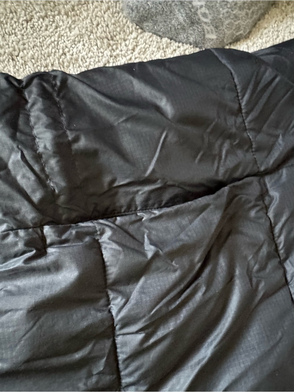 Columbia Black Long Puffer Jacket with Hood - Picture 6 of 7